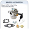 ΚΑΡΜΠΥΡΑΤΕΡ ΟΡΙΖΟΝΤΙΩΝ ΚΙΝΗΤΗΡΩΝ BRIGGS AND STRATTON ΓΝΗΣΙΟ
