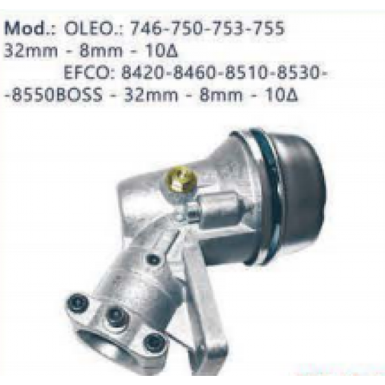 ΓΩΝΙΑΚΗ ΚΕΦΑΛΗ ΘΑΜΝΟΚΟΠΤΙΚΟΥ EFCO8420 φ32-10ΔΟΝΤΙΑ AFTER MARKET